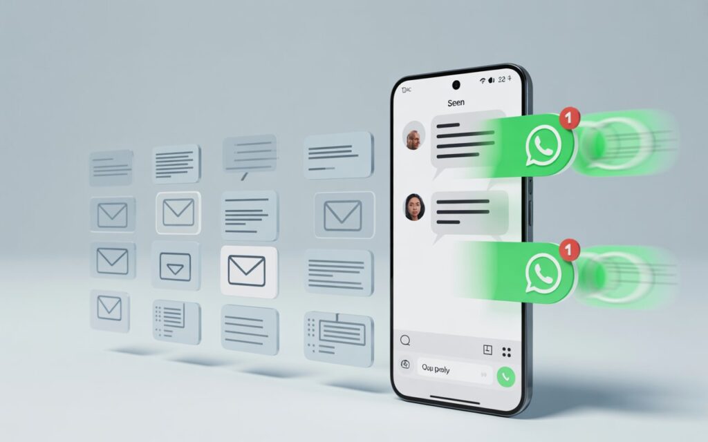 WhatsApp Funnel Marketing visual showing WhatsApp messages outperforming traditional email marketing funnels